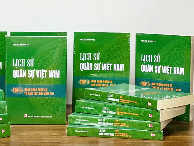 Bộ sách đồ sộ về Lịch sử Quân sự Việt Nam được tái bản